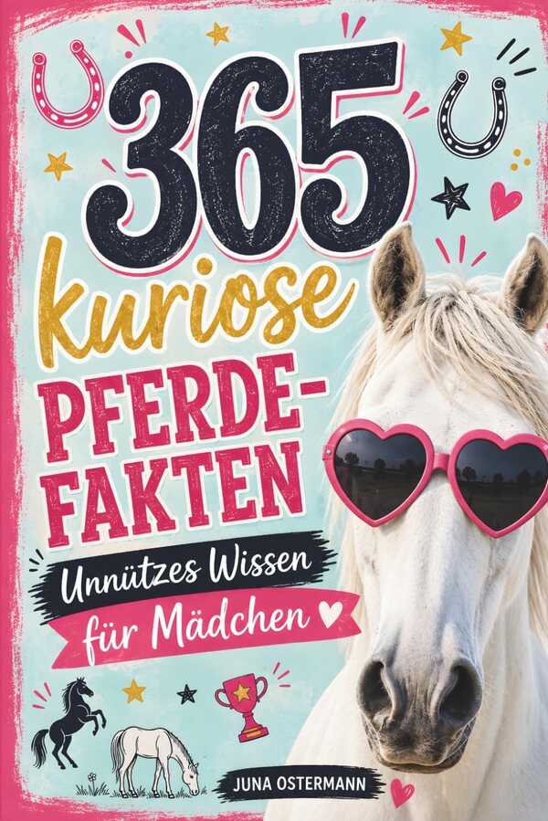 365 kuriose Pferde-Fakten – Unnützes Wissen für Mädchen Buchcover